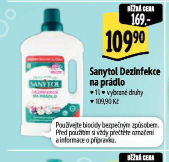 SANYTOL DEZINFEKCE NA PRDLO