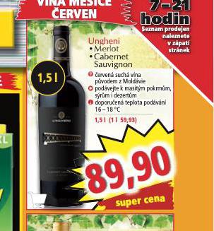 UNGHENI MERLOT