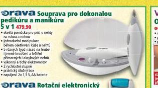 SOUPRAVA PRO DOKONALOU PEDIKRU A MANIKRU