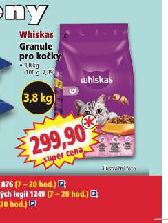 WHISKAS GRANULE PRO KOKY