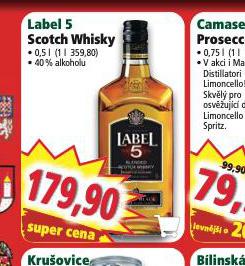 LABEL 5 SCOTCH WHISKY