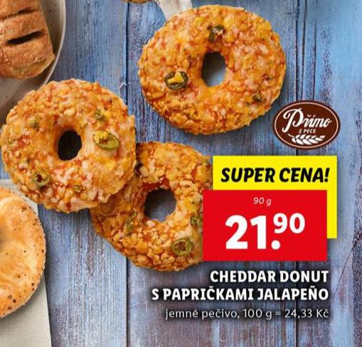 CHEDDAR DONUT S PAPRIKAMI JALAPEO