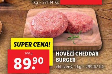 HOVZ CHEDDAR BURGER