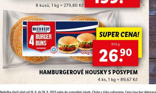HAMBURGEROV HOUSKY S POSYPEM