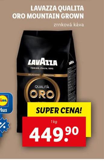 LAVAZZA QUALITA ORO MOUNTAIN GROW ZRNKOV KVA