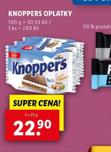 KNOPPERS OPLATKY