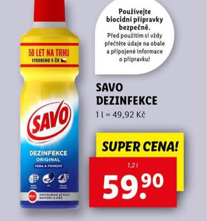 SAVO DEZINFEKCE