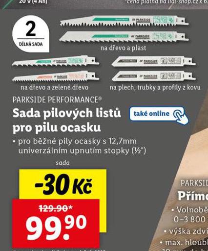 SADA PILOVCH LIST PRO PILU OCASKU
