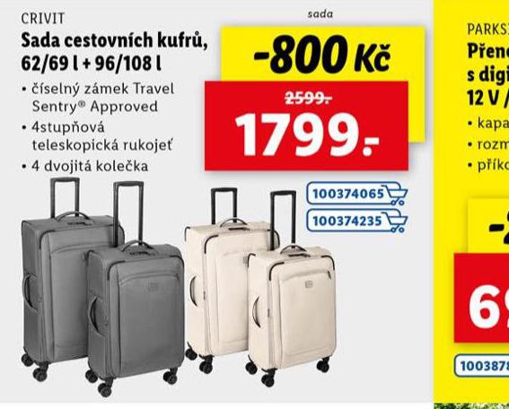 SADA CESTOVNCH KUFR