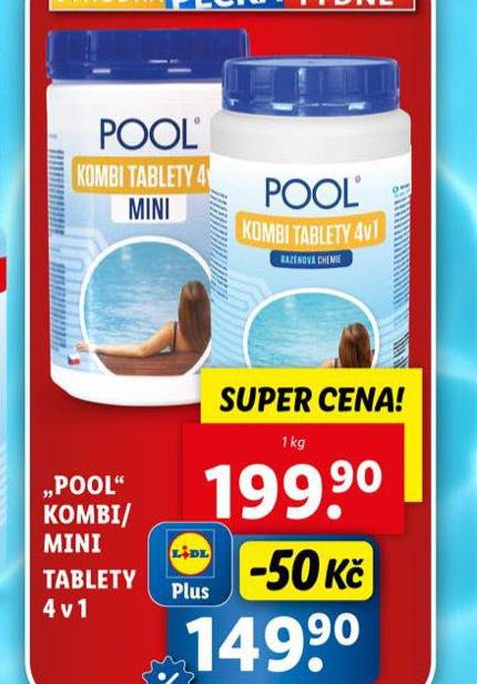 POOL COMBI /  MINI TABLETY