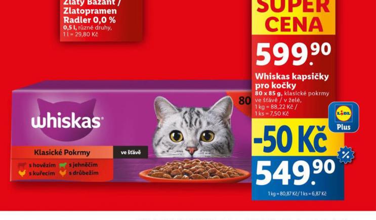WHISKAS KAPSIKY PRO KOKY