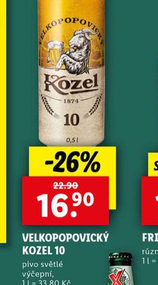 PIVO VELKOPOPOVICK KOZEL 10