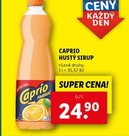CAPRIO HUST SIRUP