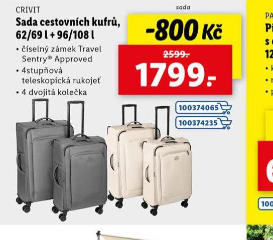 SADA CESTOVNCH KUFR