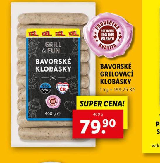 BAVORSK GRILOVAC KLOBSKY