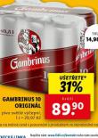 PIVO GAMBRINUS ORIGINL 10