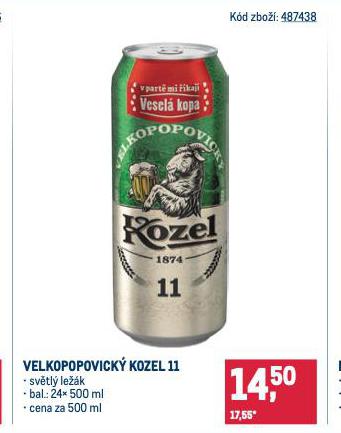 PIVO VELKOPOPOVICK KOZEL