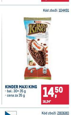 KINDER MAXI KING