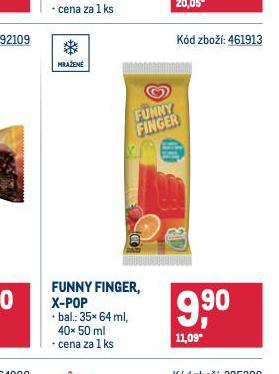 FUNNY FINGER ZMRZLINA