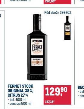 FERNET STOCK