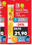 LISTOVÉ TĚSTO