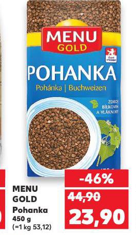 MENU GOLD POHANKA