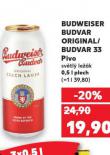 PIVO BUDWEISER BUDVAR