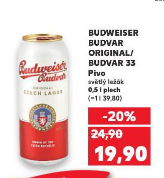 PIVO BUDVAR 33