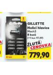GILLETTE HOLICÍ HLAVICE