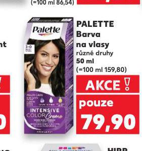 PALETTE BARVA NA VLASY