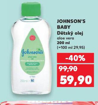 JOHNSON'S BABY DTSK OLEJ