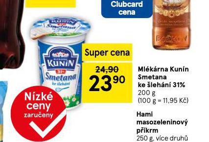 KUNN SMETANA KE LEHN 31%