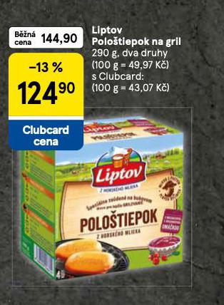 LIPTOV POLOTIEPOK NA GRIL