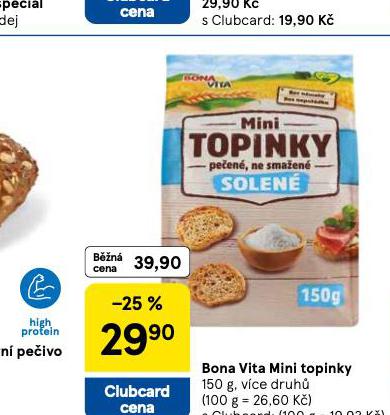 BONA VITA MINI TOPINKY