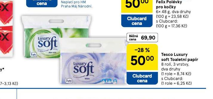 TESCO LUXURY SOFT TOALETN PAPR