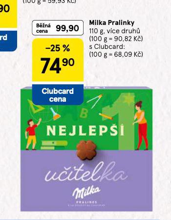 MILKA PRALINKY