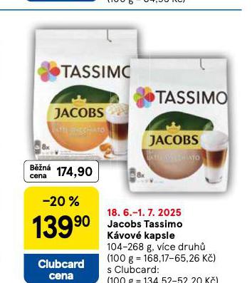 JACOBS TASSIMO KVOV KAPSLE