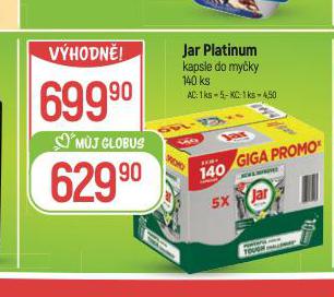 JAR PLATINUM KAPSLE DO MYKY