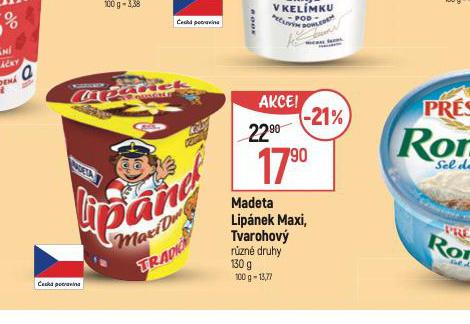 MADETA LIPNEK MAXI, TVAROHOV
