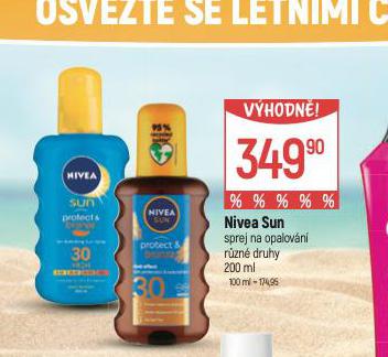 NIVEA SUN SPREJ NA OPALOVN
