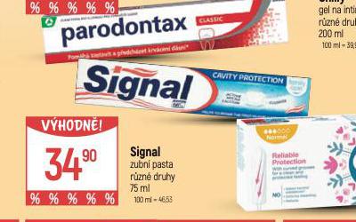 SIGNAL ZUBN PASTA