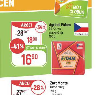 AGRICOL EIDAM 30% PLTKY
