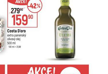 COSTA DORO EXTRA VIRGIN OLIVOV OLEJ