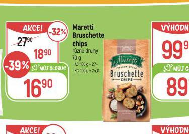 MARETTI BRUSCHETTE CHIPS