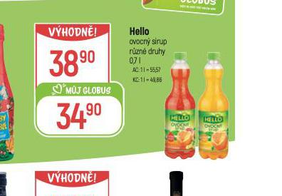 HELLO OVOCN SIRUP