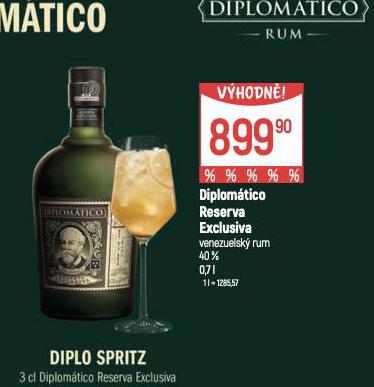 DIPLOMTICO RESERVA EXCLUSIVA