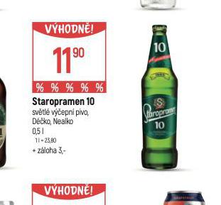 PIVO STAROPRAMEN 10