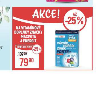 MAXIVITA, ENERGY VITAMNOV DOPLKY