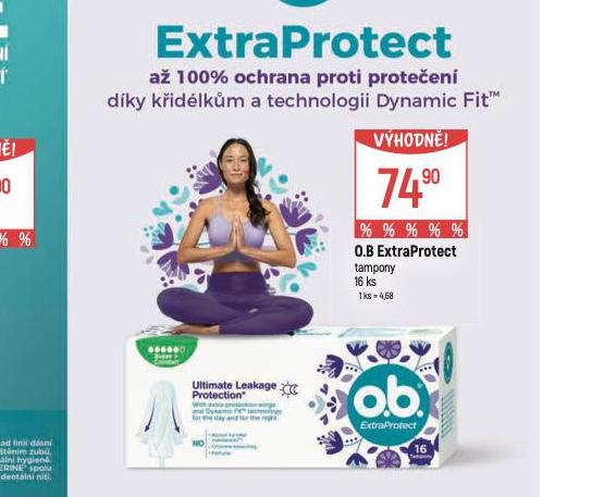O.B. EXTRAPROTECT TAMPONY
