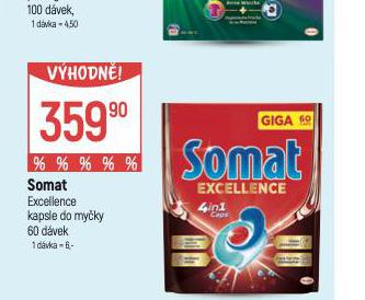 SOMAT EXCELLENCE KAPSLE DO MYKY